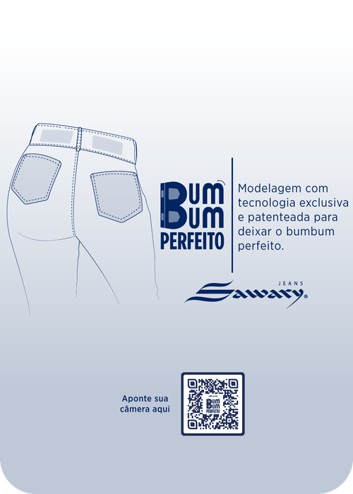 Calça jeans sawary bumbum perfeito - 271117