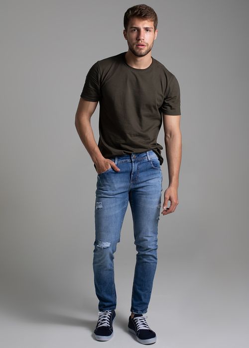 Calça jeans sawary skinny - 270984