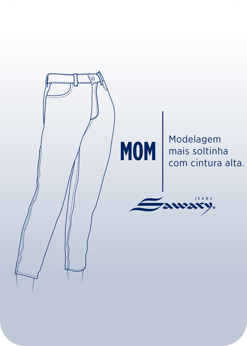 Calça Jeans Sawary Mom - 272457