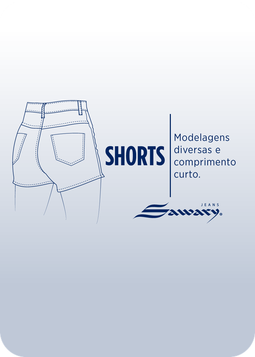 Shorts Jeans Sawary Plus Size - 272420