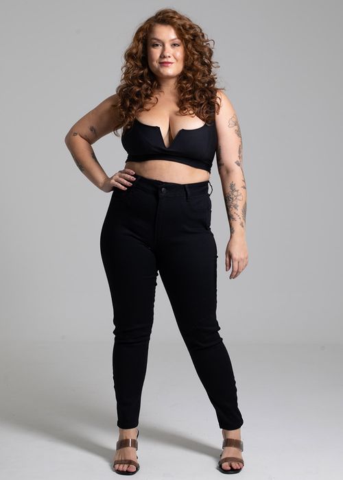 Calça Sarja Sawary Plus Size  Super Lipo - 265870