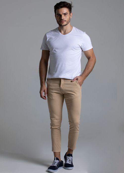 Calça Sarja Sawary Cropped - 272527