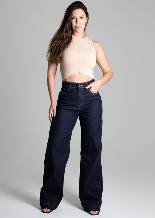 Calça Jeans Sawary Wide Leg - 276266