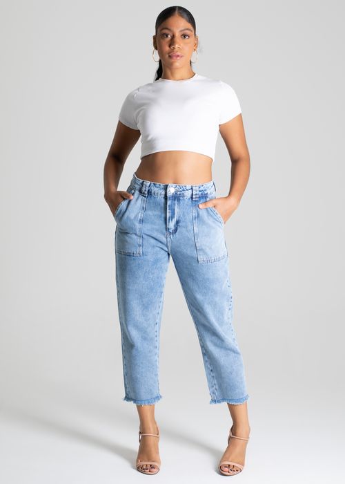 Calça Jeans Sawary Mom - 274758