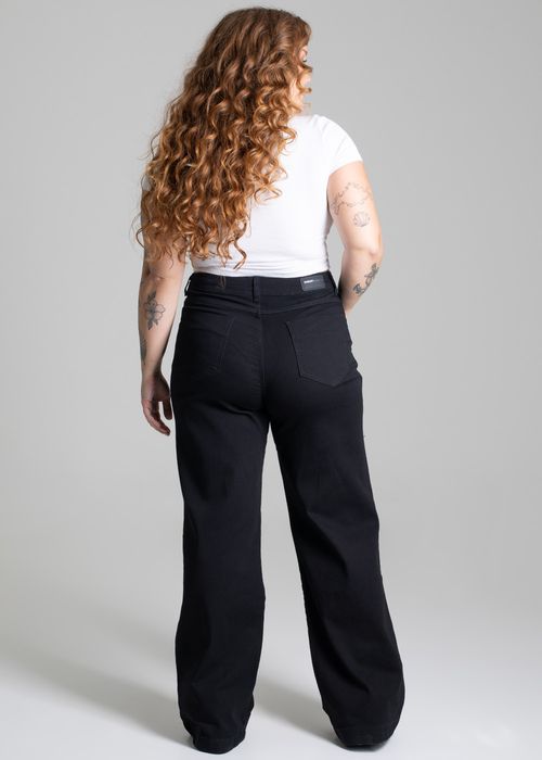 Calça Sarja Sawary Plus Size Wide Leg - 277207