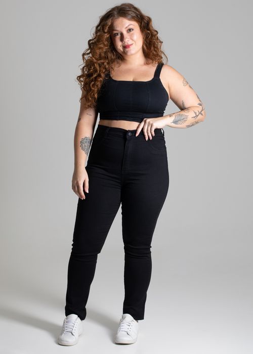 Calça Sarja Sawary Plus Size Cigarrete - 275124