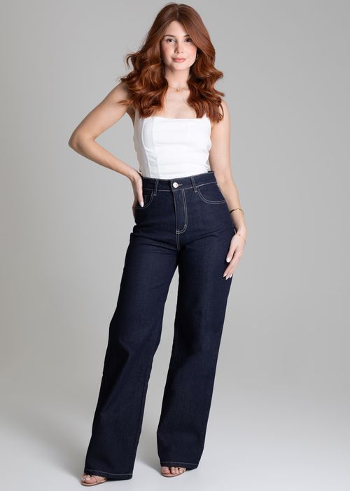 Calça Jeans Sawary Wide Leg - 278023