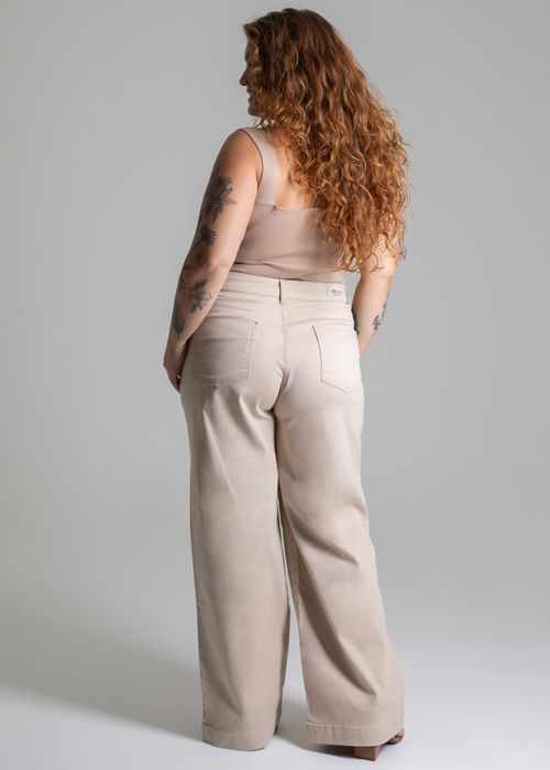 Calça Sarja Sawary Plus Size Wide Leg - 278248