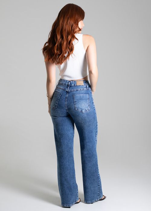 Calça Jeans Sawary Wide Leg - 279042