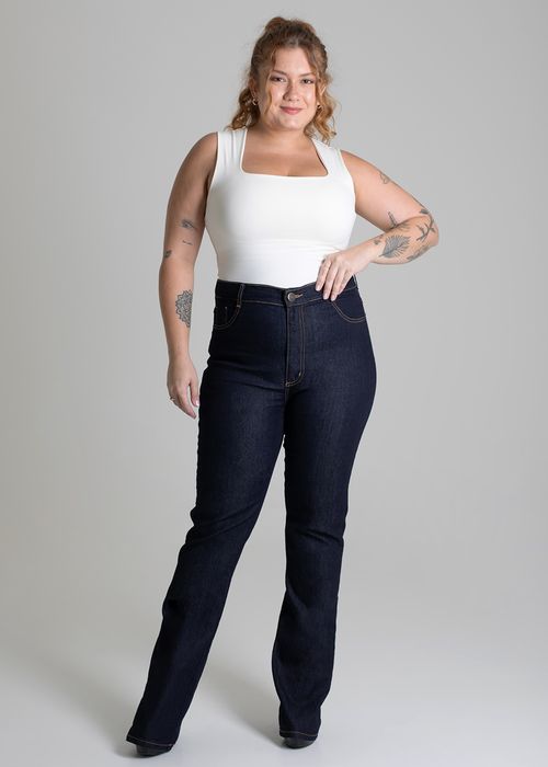 Calça Jeans Sawary Plus Size Bootcut - 275222
