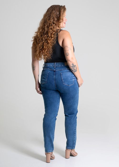 Calça Jeans Sawary Cigarrete Plus Size - 279392