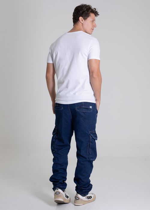 Calça Jeans Sawary Cargo Relaxed - 279686