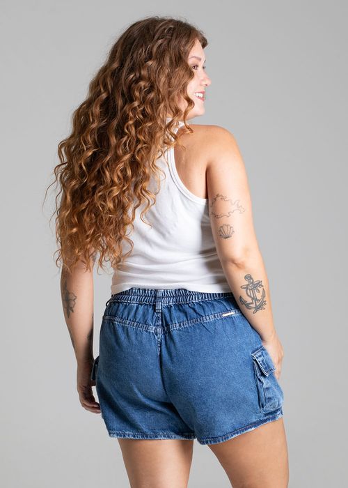 Shorts Jeans Sawary Plus Size - 278138