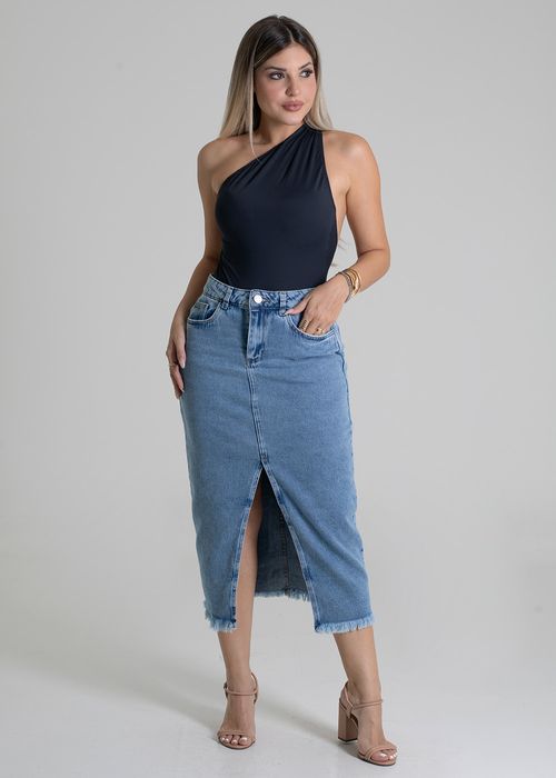 Saia Jeans Sawary Midi - 279947