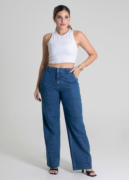 Calça Sawary Jeans Wide Leg - 279805