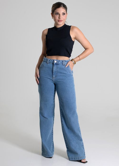 Calça Jeans Sawary Wide Leg - 279815