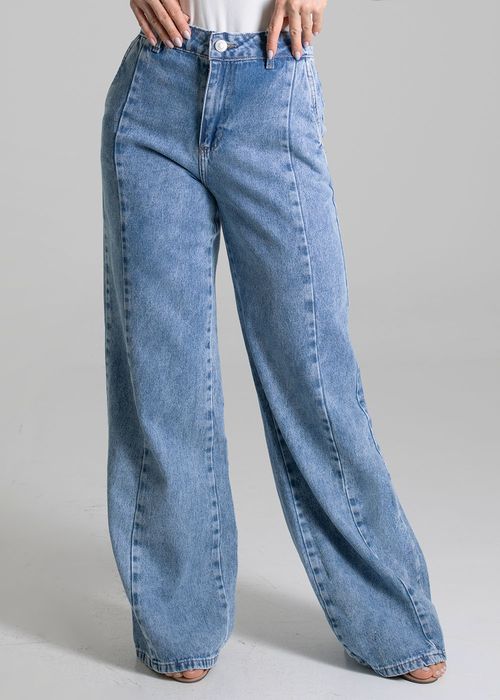 Calça Jeans Sawary Wide Leg - 280094