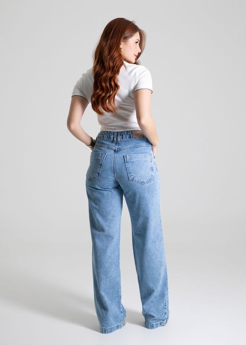Calça Jeans Sawary Wide Leg - 280158
