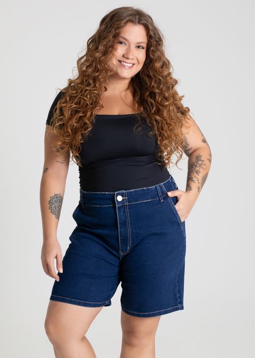 Bermuda Jeans Sawary Plus Size - 279964