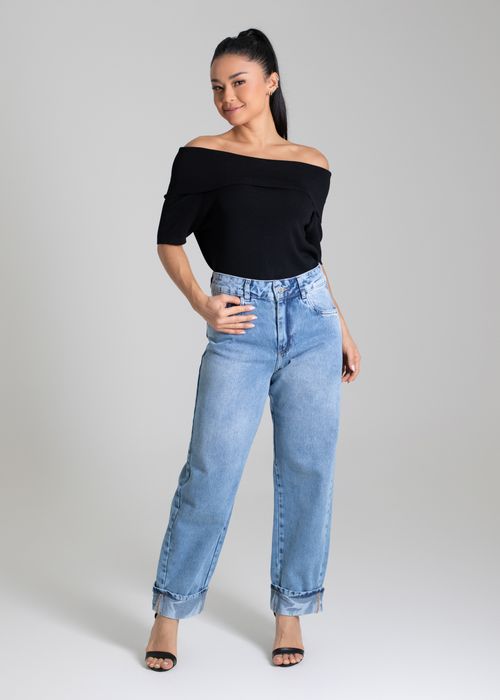 Calça Jeans Sawary Barrel - 280048