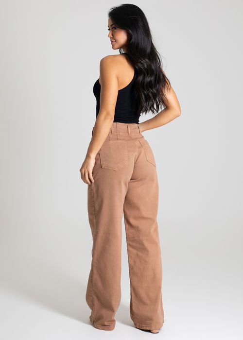 Calça Sarja Sawary Wide Leg - 280597