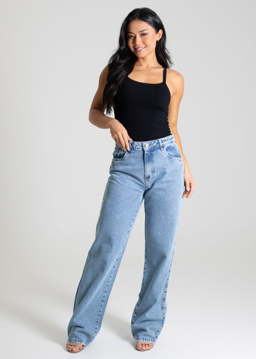 Calça Jeans Sawary Wide Leg - 280212