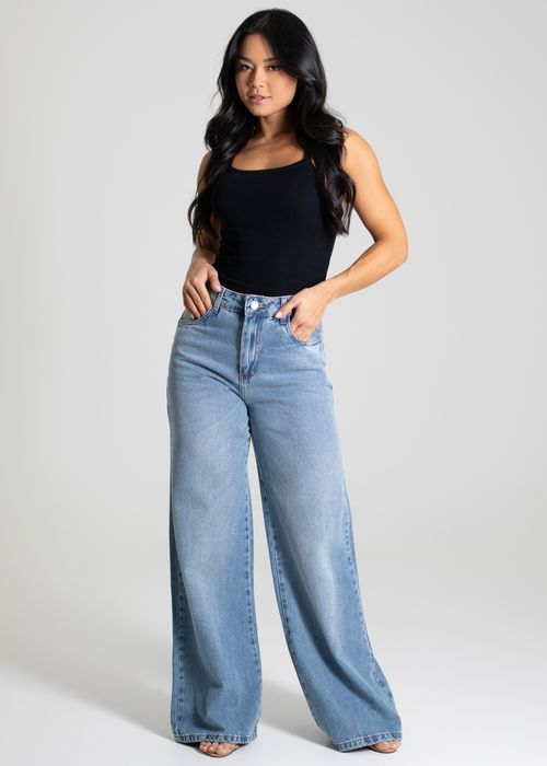 Calça Jeans Sawary Wide Leg - 280278