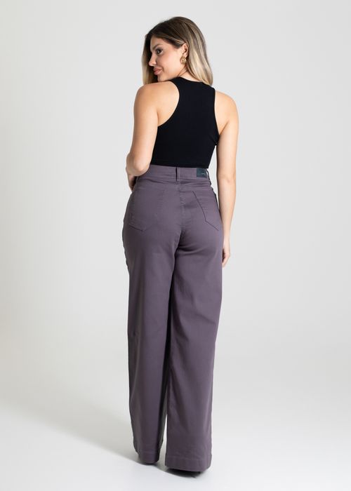 Calça Sarja Sawary Wide Leg - 280481