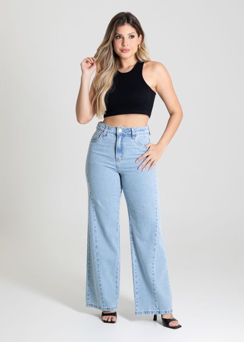 Calça Jeans Sawary Wide Leg - 280207