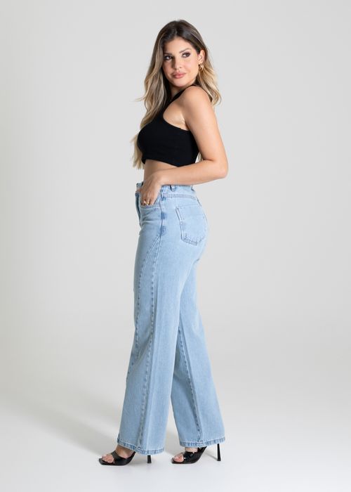 Calça Jeans Sawary Wide Leg - 280207