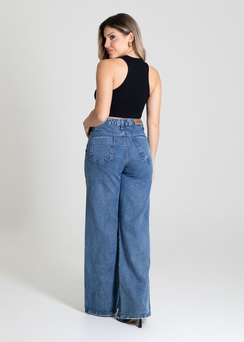 Calça Jeans Sawary Wide Leg - 280229