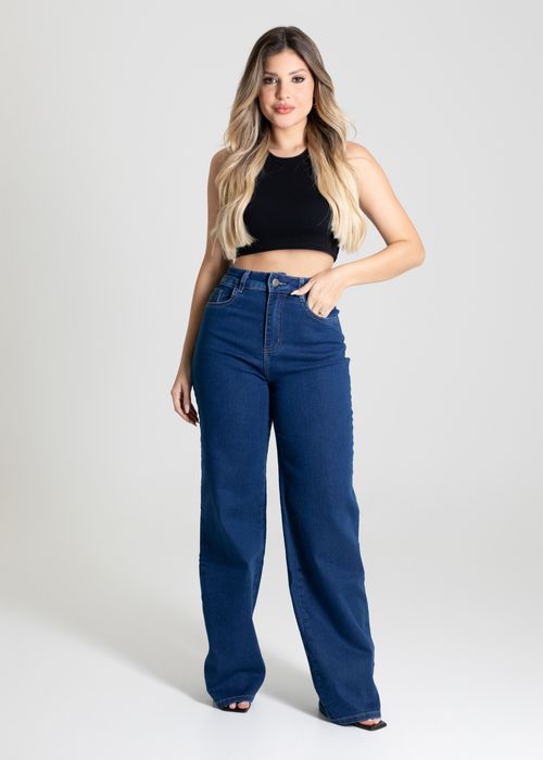 Calça Jeans Sawary Wide Leg - 280200