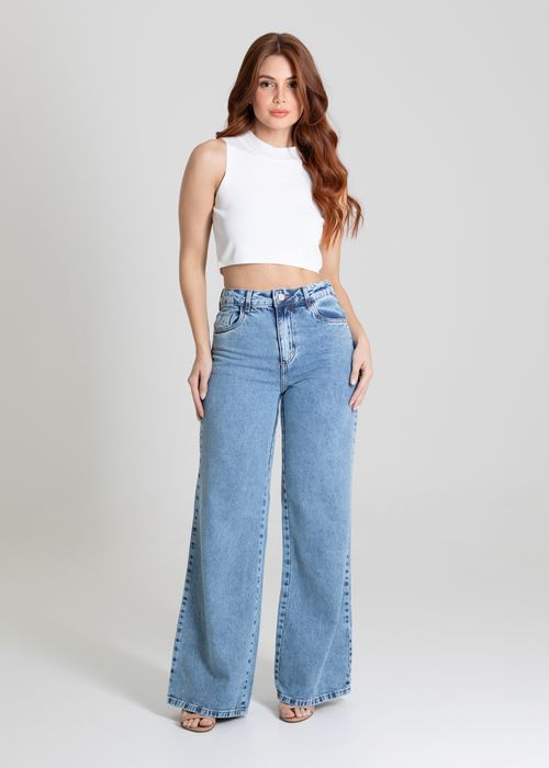 Calça Jeans Sawary Wide Leg - 280271