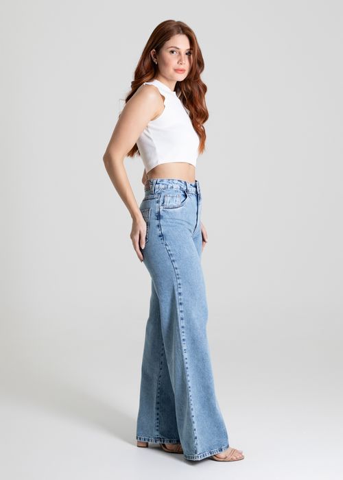 Calça Jeans Sawary Wide Leg - 280271