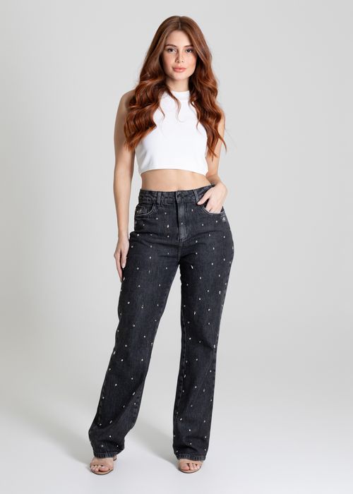 Calça Jeans Sawary Wide Leg - 280670