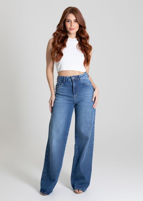 Calça Jeans Sawary Wide Leg - 280314