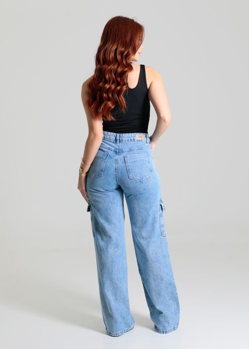Calça Jeans Sawary Wide Leg - 280208