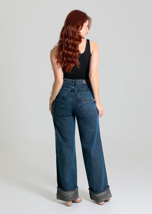 Calça Jeans Sawary Wide Leg - 280251