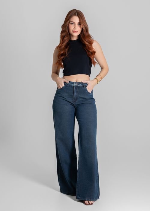 Calça Jeans Sawary Wide Leg - 280362