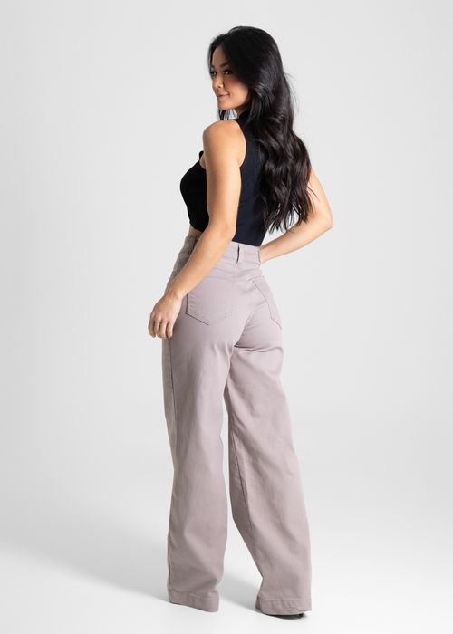 Calça Sarja Sawary Wide Leg - 280472