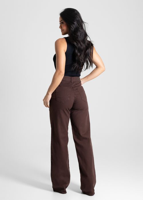 Calça Sarja Sawary Wide Leg - 280820