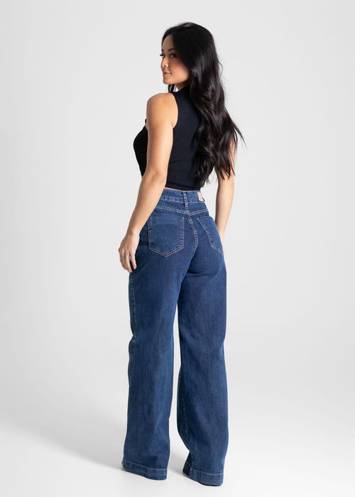Calça Jeans Sawary Wide Leg - 280875