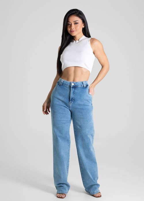 Calça Jeans Sawary Wide Leg - 280166