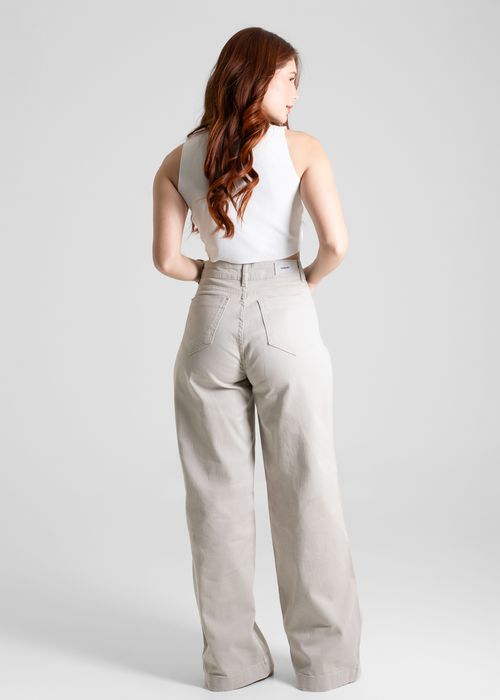 Calça Sarja Sawary Wide Leg - 280836