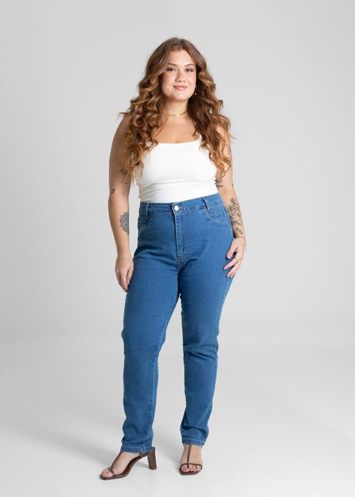 Calça Jeans Sawary Cigarrete Plus Size - 280853