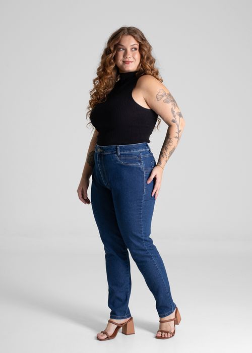 Calça Jeans Sawary Cigarrete Plus Size - 280950