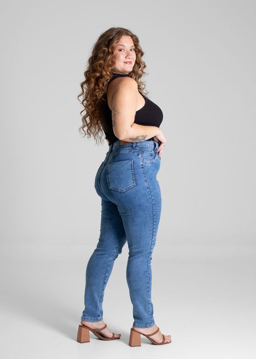Calça Jeans Sawary Cigarrete Plus Size - 280854