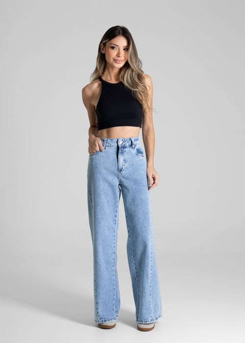 Calça Jeans Sawary Wide Leg - 281018