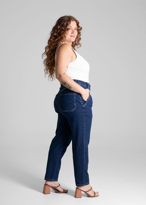 Calça Jeans Sawary Plus Size Mom - 280848
