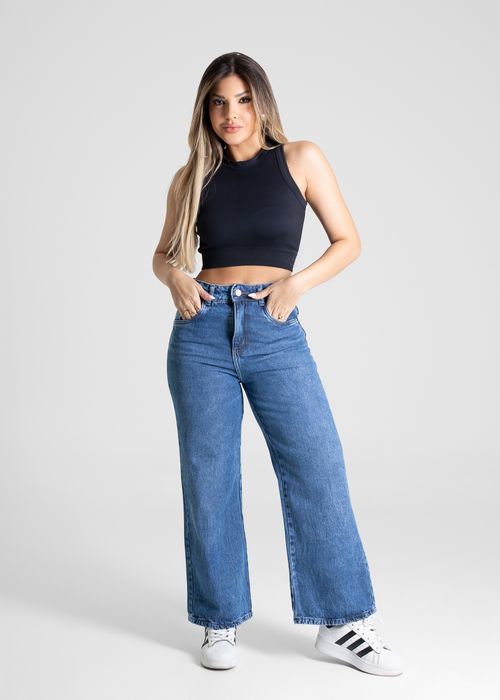 Calça Jeans Sawary Wide Leg Petit - 280708